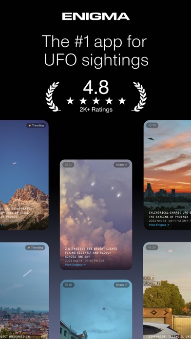 Enigma: What’s that in the Sky App Store screenshot 1