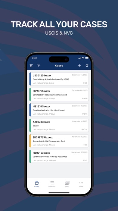 Case Tracker for USCIS & NVC App Store screenshot 2