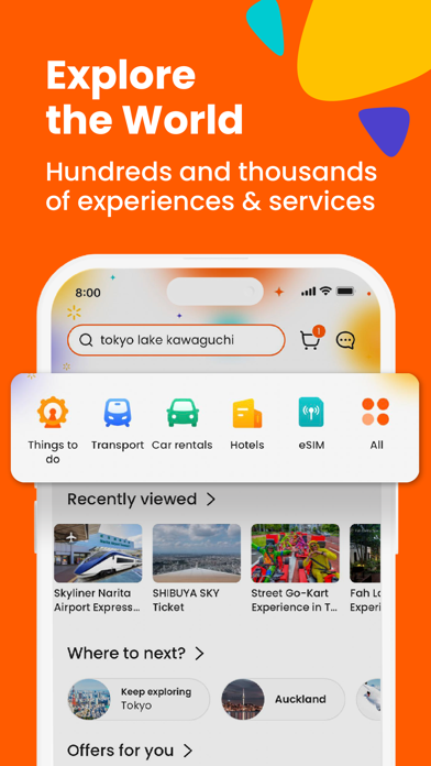 Klook: Travel & Activities App Store screenshot 1