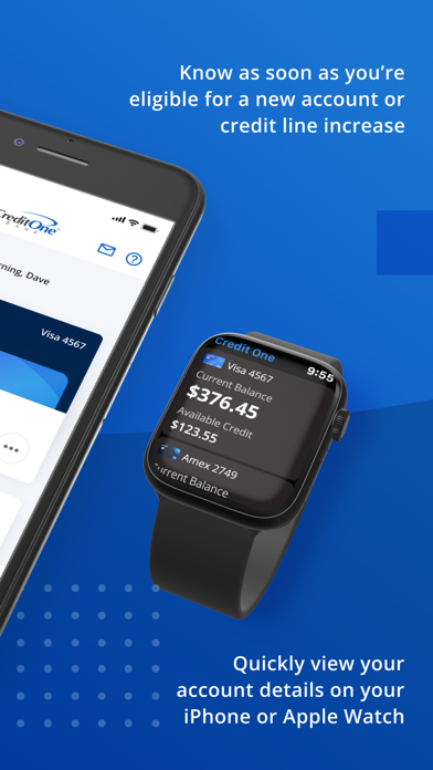Credit One Bank Mobile App Store screenshot 2
