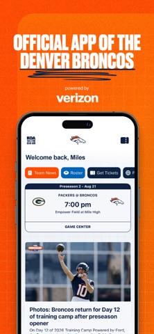 Denver Broncos App Store screenshot 1
