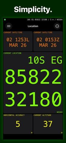 MilGPS App Store screenshot 2