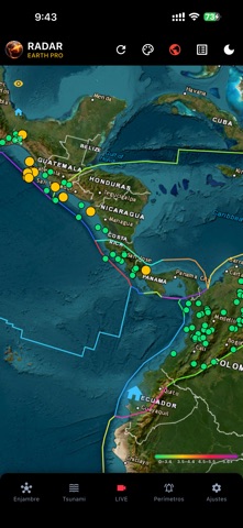 Radar Earth Terremoto App Store screenshot 1