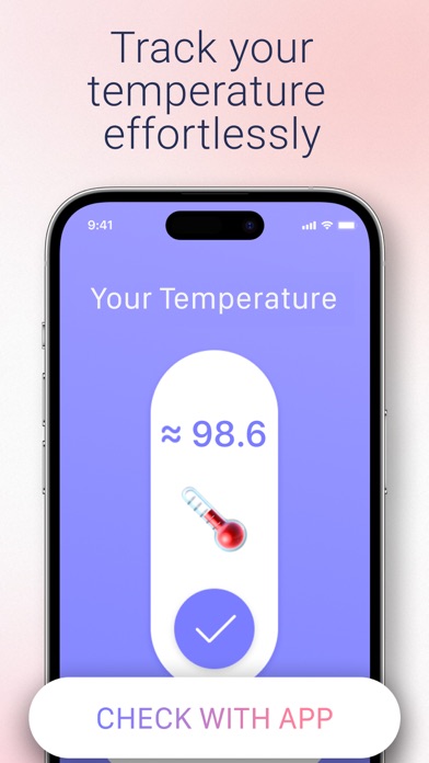 Body Temperature App For Fever App Store screenshot 2