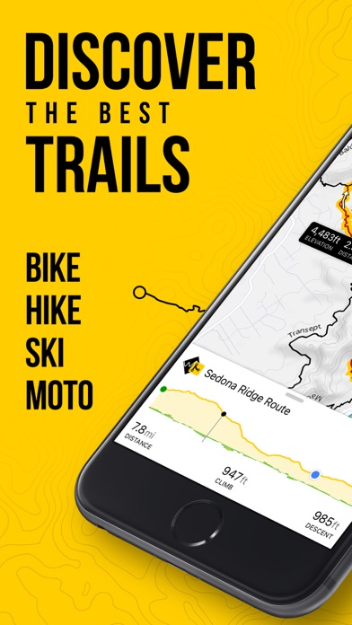 Trailforks: Offline Bike Maps App Store screenshot 1