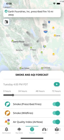 California Smoke Spotter App Store screenshot 2
