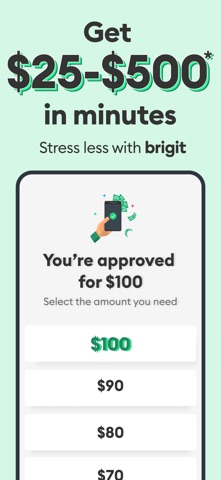 Brigit: Cash Advance & Credit App Store screenshot 1