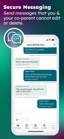 TalkingParents: Co-Parent App App Store screenshot 1