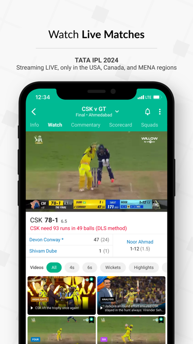 Cricbuzz Live Cricket Scores App Store screenshot 2