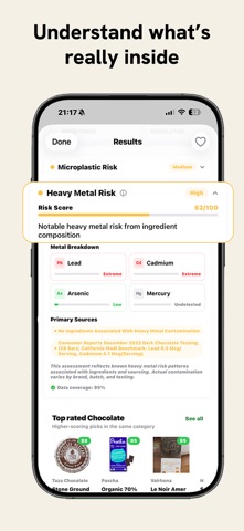 Exposr - Food Product Scanner App Store screenshot 2