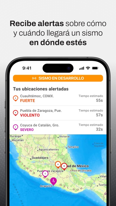 SkyAlert: Alerta Sísmica MX App Store screenshot 2