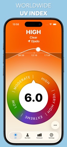 UV Index Widget - Worldwide App Store screenshot 1