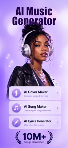 Music Clip & Song Cover Maker App Store screenshot 1