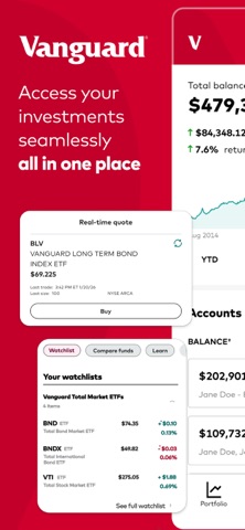 Vanguard: Save, Invest, Retire App Store screenshot 1