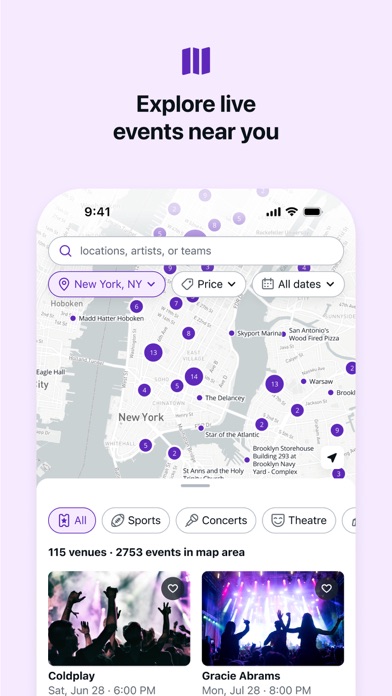 StubHub: Event Tickets App Store screenshot 2
