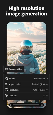 Adobe Firefly AI Video & Photo App Store screenshot 2