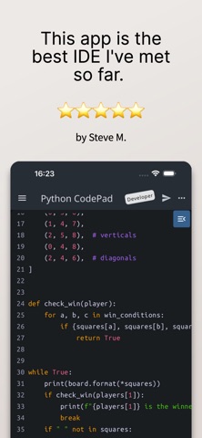 Python Coding Editor & IDE App App Store screenshot 2