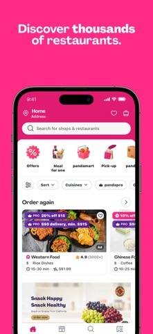 foodpanda: Food & Groceries App Store screenshot 2