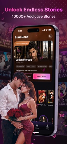 LunaRead: Romance & Fantasy App Store screenshot 1
