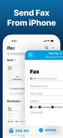 iFax App Send Fax From iPhone App Store screenshot 1