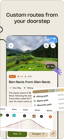 komoot - hike, bike & run App Store screenshot 2