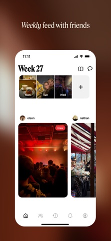 Retro — Photos with Friends App Store screenshot 1