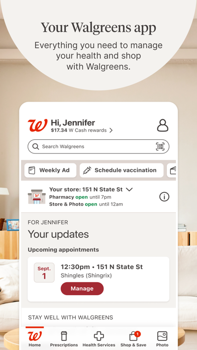 Walgreens App Store screenshot 1