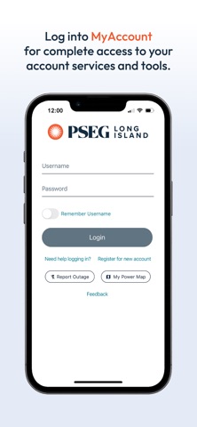 PSEG Long Island App Store screenshot 1