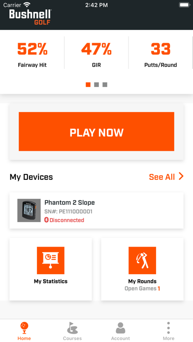Bushnell Golf Mobile App Store screenshot 1