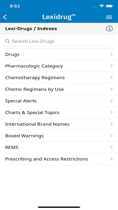 UpToDate Lexidrug App Store screenshot 2
