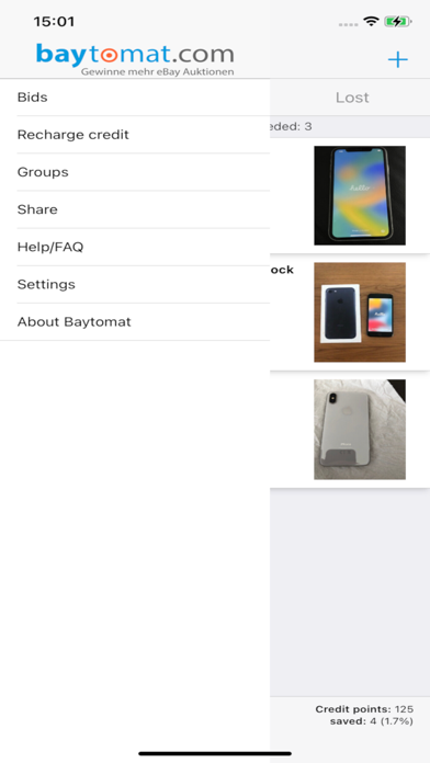 Sniper for ebay bid auctions App Store screenshot 1