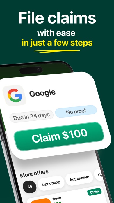 ClaimHunt – Claim Settlement App Store screenshot 2