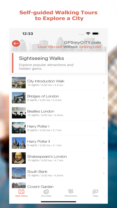 GPSmyCity: Walks in 1K+ Cities App Store screenshot 1