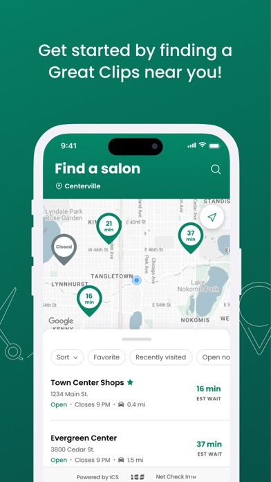 Great Clips Online Check-in App Store screenshot 2
