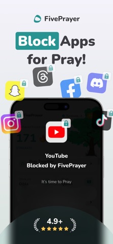 FivePrayer - Pray on Time App Store screenshot 1