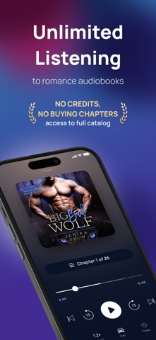 Tempt: Romance Audiobooks App Store screenshot 1
