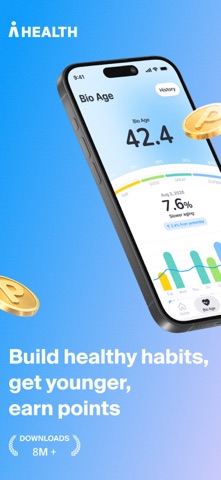 AHEALTH - formerly MoneyWalk App Store screenshot 1
