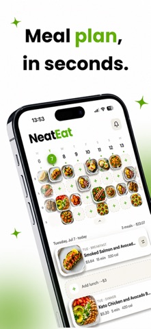 NeatEat - Meal Planner App Store screenshot 1