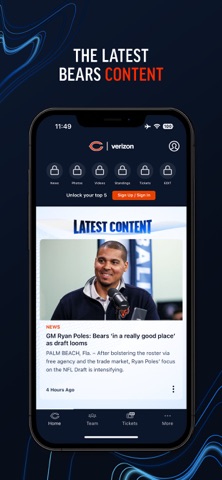 Chicago Bears Official App App Store screenshot 2