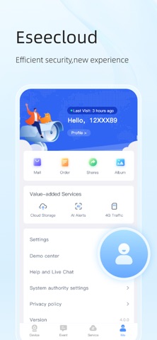EseeCloud(IP Pro, VR Cam) App Store screenshot 1