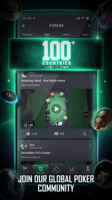 PPPoker-USA-Holdem,Omaha App Store screenshot 2