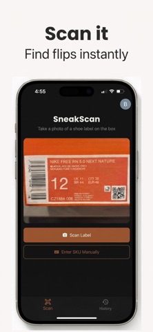 SneakScan App Store screenshot 1