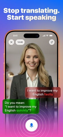 BetterSpeak: AI Language Tutor App Store screenshot 2