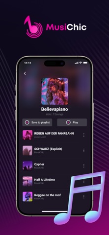 MusiChic-Offline Music Player App Store screenshot 2