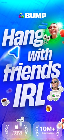 Bump - real life is happening App Store screenshot 1