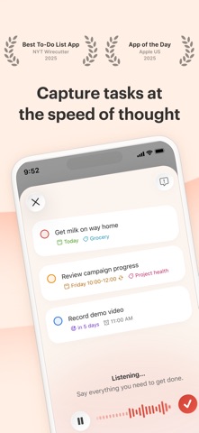 Todoist: To Do List & Calendar App Store screenshot 1