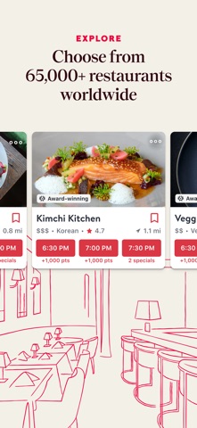OpenTable App Store screenshot 2