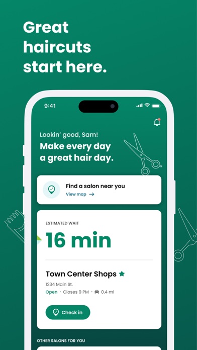 Great Clips Online Check-in App Store screenshot 1