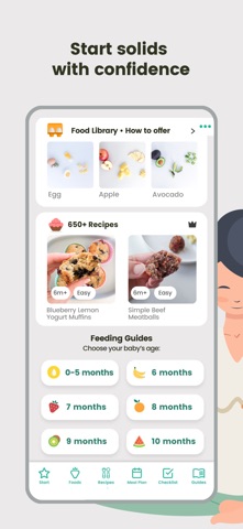 BLW Meals: Starting Solids App Store screenshot 1