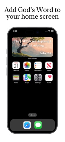 Bible Widget App Store screenshot 2